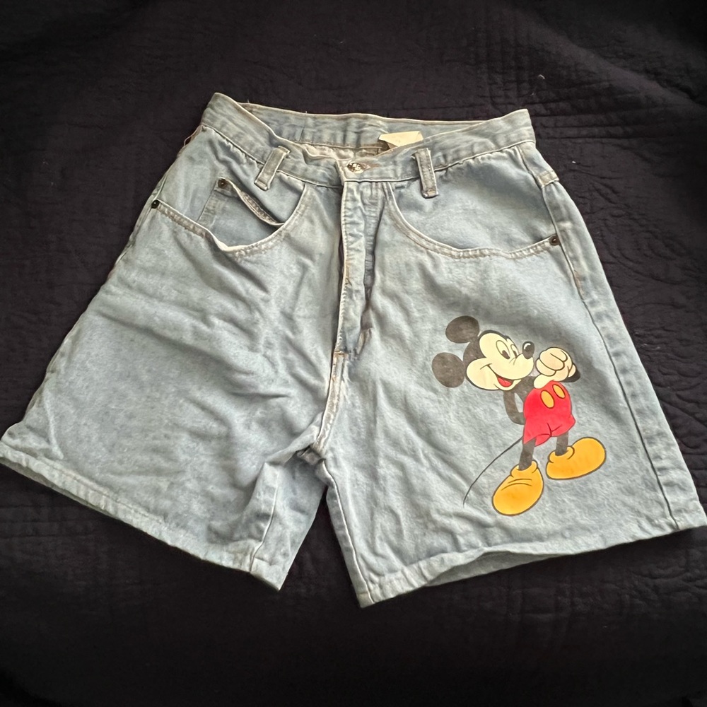 90's Mickey by Jerry Leigh Denim Shorts Size Medium